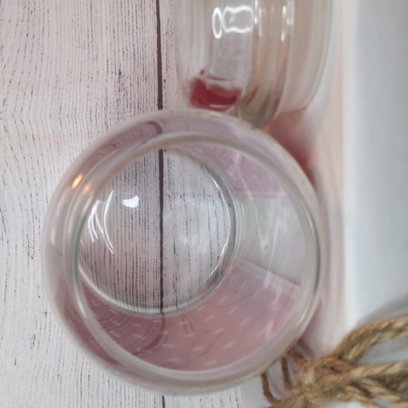 Anchor Hocking Christmas Red & White Polka Dot‎ Glass Canister Apothecary… - Picture 7 of 8